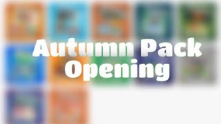 Blooket AUTUMN PACK OPENING [upl. by Pascha]