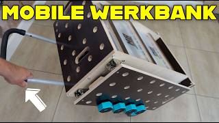 MOBILE Werkbank selber bauen Mit SACKKARRE amp EUROBOXEN [upl. by Cari]