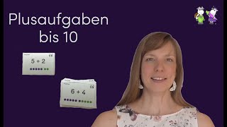 1 Klasse  Rechnen  Plusaufgaben bis 10 [upl. by Anitsrihc]