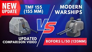 Which is Better TMF 155 or Bofors L50 MODERN WARSHIPS [upl. by Amble]