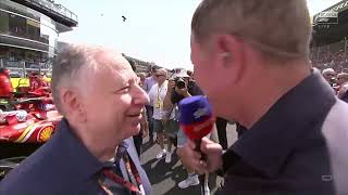 Martin Brundle Full F1 Grid Walk  2024 Italian Grand Prix [upl. by Stryker851]