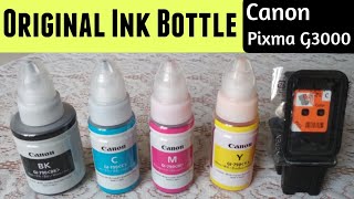 Buy Original Ink Bottle  Cartridge Canon Pixma G3000  By TECH MUKANS [upl. by Inimak]