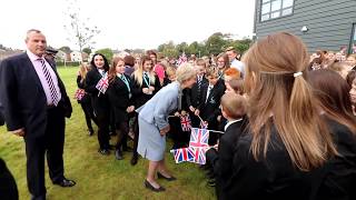 Her Royal Highness The Duchess of Gloucester Officially Opens Workington Academy [upl. by Kellyann]