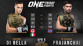 Jonathan DI BELLA vs PRAJANCHAI Full FIGHT ONE [upl. by Yelkrab424]