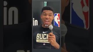 Giannis on his plans after retiring “Where the hell is Tim Duncan” 😂😂 giannis spurs bucks nba [upl. by Douville]