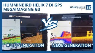 Humminbird HELIX 7 Di GPS MegaImaging G3 Echolot Test  Echolotzentrumde [upl. by Alroy485]