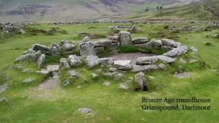 Dartmoor Hut Circle Neolithic Kistvaen Bronze Age roundhouses [upl. by Zat]