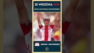 📅 Kartka z kalendarza 28 września 2014 r shorts cycling sports kolarstwo kwiatkowski [upl. by Uaerraj]