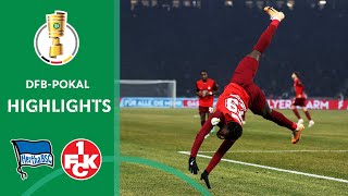 Lautern Cold As Ice  Hertha BSC vs FC Kaiserslautern 13  Highlights  DFBPokal QuarterFinal [upl. by Combs]