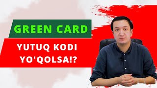 Green Card yutuq kodi yoqolib qolsa nima qilish kerak Green Card kodini tiklash [upl. by Asel]