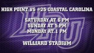 High Point University baseball takes on 25 CCU [upl. by Hauck]