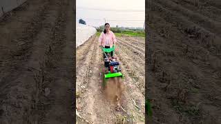 Rotary tillage weeding and ditching Todays hot diesel for agriculture rural areas and farmers ☘️ [upl. by Ahsenahs]