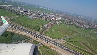 Vlucht vanuit RotterdamAirport  richting PulaAirport Kroatië [upl. by Vale279]