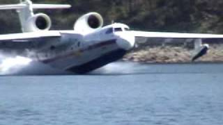 Seaplanes pick up water [upl. by Cadmarr]