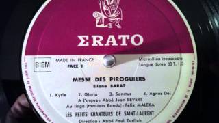 Messe des Piroguiers  Kirie Eleison adaptation de chants traditionnels africains Erato 1958 [upl. by Zeb]