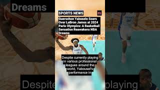 Guerschon Yabusele Soars Over LeBron James at 2024 Paris Olympics A Basketball Sensation Reawakens [upl. by Uoliram]