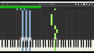 Long Long Ago Accompaniment Synthesia [upl. by Luana759]