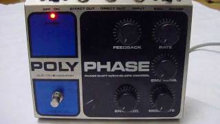 Electro harmonix polyphaser original from 1976 guitar demo  by polynominalcom [upl. by Faustina]