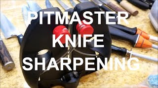 Sharpening BBQ Pitmater Knives Knife by Barbecue Champion Harry Soo Howto Barbeque [upl. by Ravert]