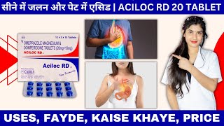 Aciloc Rd 20 Tablet Uses in Hindi  Omeprazole Magnesium amp Domperidone Tablets  Price [upl. by Venn]