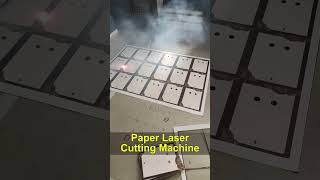 CO2 Laser Paper Cutting Machine – CCD Precision amp Super Fast Speedlasercutting lasermachine laser [upl. by Anahsor157]