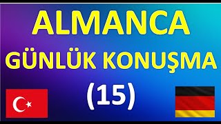 ALMANCA GÜNLÜK KONUŞMA15 [upl. by Caren]