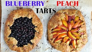 BLUEBERRY AND PEACH GALETTETART HANIELAS [upl. by Tavia]