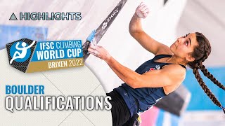 Boulder qualifications highlights  Brixen 2022 [upl. by Aidole]