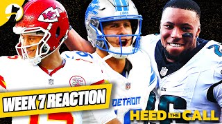 NFL Week 7 Recap Jared Goff for MVP Saquon’s Revenge Chiefs Unbeatable And MORE [upl. by Eimam748]