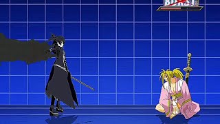 MUGEN BATTLE  BLACK ROCK SHOOTER Vs BAIKEN [upl. by Anail]