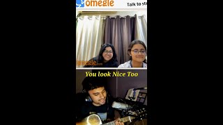 Omegle Singing Reaction Wait For the End  shorts omegle [upl. by Daniels]