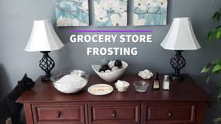 Easy Grocery Store Frosting [upl. by Aihsiym]