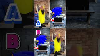 Sonic get too excited vs Original funnyshorts sonic pomni catnap [upl. by Truda]