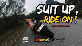 BTIC Fullsuit Training   MT09 v1  DUKE 790  Insta360 X2 4K [upl. by Addi685]