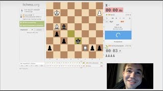 Magnus Carlsen playing and streaming on Lichessorg 2018 Feb 26 [upl. by Eemiaj]