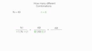 How to Calculate the Odds of Winning the Lottery [upl. by Heidie600]