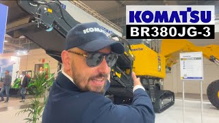 Frantoio mobile Komatsu BR380JG3 [upl. by Akiner]