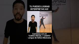 Madre tierra  Chayanne Interpretación en Lengua de Señas Mexicana LSM [upl. by Ahtrim]