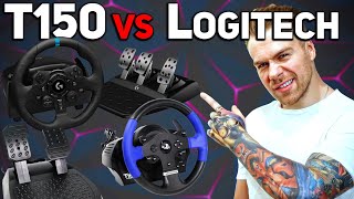 Thrustmaster T150 или Logitech g27 g29 g923 ЧТО ЛУЧШЕ [upl. by Yemrej]