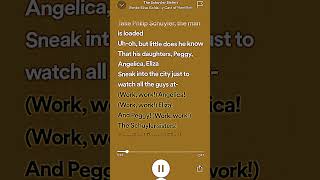 The Schuyler sisters  Hamilton hamilton musical dance spotify fyp music lyrics [upl. by O'Gowan]