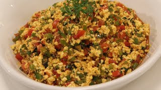 Jain Paneer Bhurji  Sanjeev Kapoor Khazana [upl. by Ydeh]