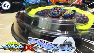 ANIME BEYSTADIUM LEVEL UP BEYBLADER  Review e Customizações BEYBLADE BURST [upl. by Decker]