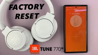 How To Factory Reset JBL Tune 770 NC Headphones [upl. by Noryd]