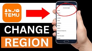 How To Change Region In Temu On The App Easy [upl. by Alad695]