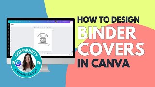 Canva Binder Cover and Spine Insert Design [upl. by Dray]