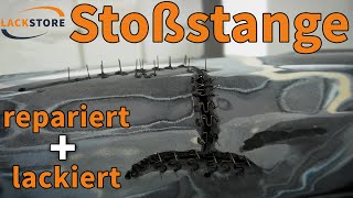 Smartrepair  Stoßfänger Riss repariert und lackiert am ML  LACKSTORE [upl. by Eelytsirk671]