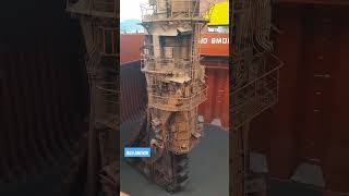 Time to cargo discharge from ship Loading machine hi techdj rap music cargo techanchor machine [upl. by Naejarual]