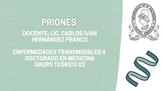 TEMA 39 PRIONES [upl. by Aridni]