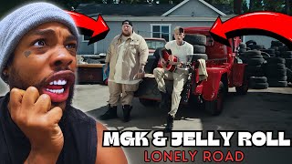 MGK amp Jelly Roll  Lonely Road Official Music Video REACTION [upl. by Dorren]