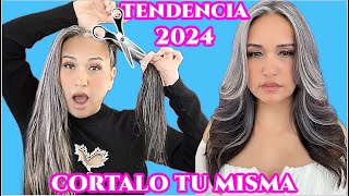 CORTA TU CABELLO FACIL Y RAPIDO  CORTE QUE NUNCA PASA DE MODA [upl. by Aynotan]